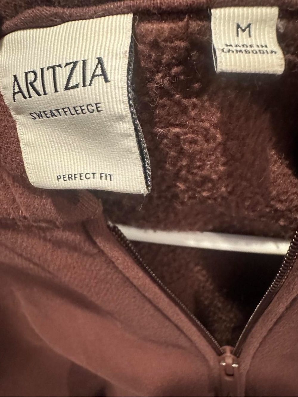 ARITZIA Cozy Sweatfleece Cocoa M - Picture 5 of 7